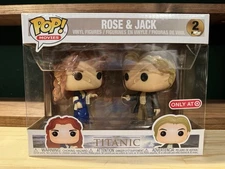 Funko Pop Movies Titanic Rose & Jack Target Exclusive 2 Pack Figure Set!