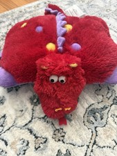 Pillow Pets Pee-Wees Fiery Dragon 11  Plushy ...