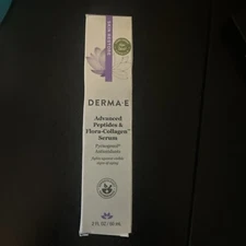 derma e Advanced Peptides & Collagen Serum - 2 fl oz EXP 03/27