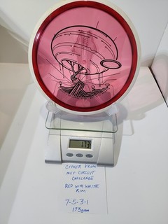 Red MVP Proton Cypher Circuit Challenge Disc 2026 173g Used