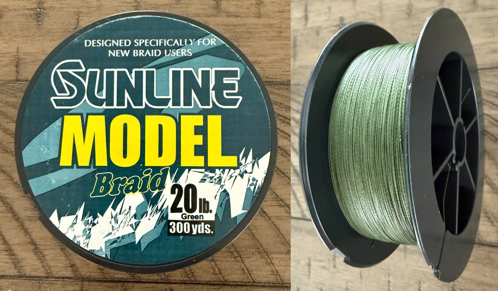 Sunline 20lb Green Braid Fishing Line 300 Yard Spool