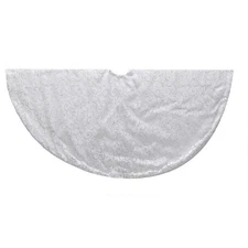 Kurt Adler 48-inch Silver Treeskirt,Tree Stands & Skirts