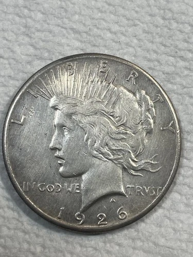 XF 1926 Peace Dollar 90% Silver - Excellent Toning - Free Shipping