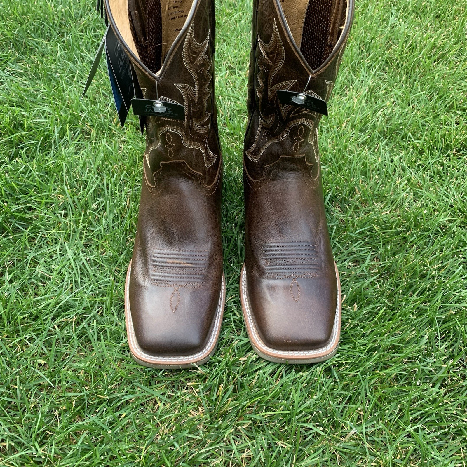 Cody James Hoverfly Leather Western Boots | Brown BCJSP22P5 — Men’s Size 10.5 D image 3