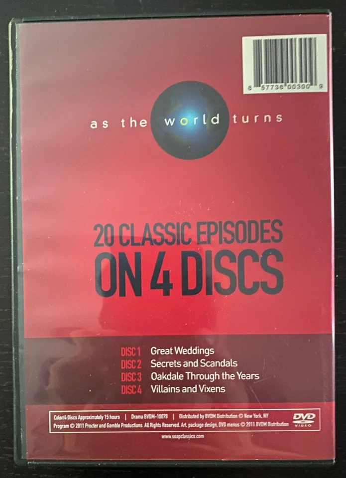 As the World Turns DVD 20 Classic Episodes CBS Soap Opera Meg Ryan Foto 2 de 3
