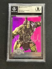 Mark Ruffalo Signed as Hulk - Thor Ragnorak PNG Card - Beckett Slab