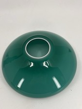 Vintage Murano Style Green Cased Art Glass Bowl Vase MCM Sculptural
