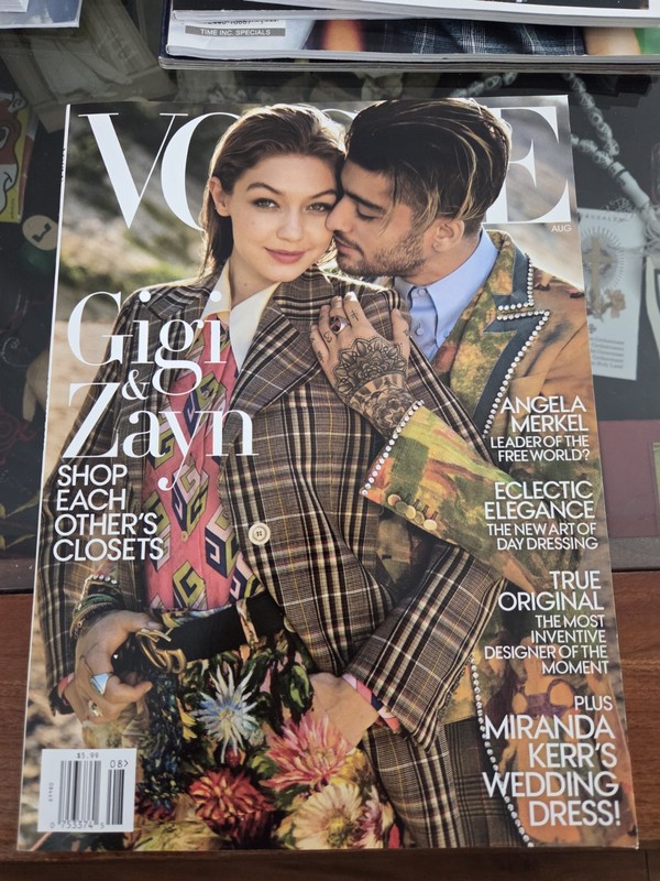 BACK ISSUE---VOGUE "Gigi & Zayn" August 2017