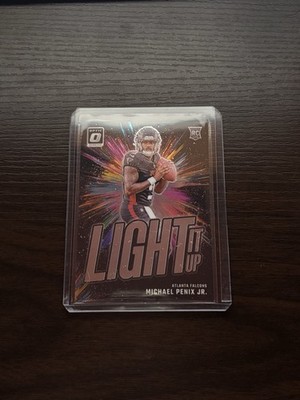 Michael Penix JR. 2024 Panini Donruss Optic RC Light It Up - Atlanta Falcons