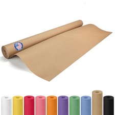 IDL Packaging Brown Kraft Paper Roll 36" x 1200' 50lb for Packing and Crafts