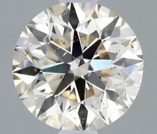 Natural Diamond N Very Light Brown Loose Round Cut 4 mm 0.40 Ct GIA Certified 485.25 per carat