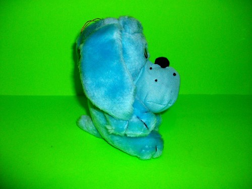 RARO De Colección NANCO Peluche Azul Cachorro Perro Muñeca Animal de Peluche Juguete Belleza Orejas Flexivas - Imagen 4 de 11