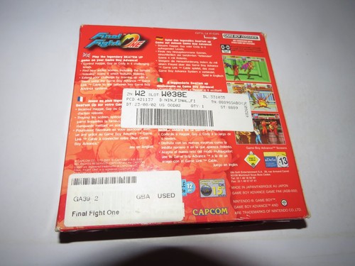 Final Fight One (Nintendo Game Boy Advance) Completo En Caja, - Imagen 5 de 6