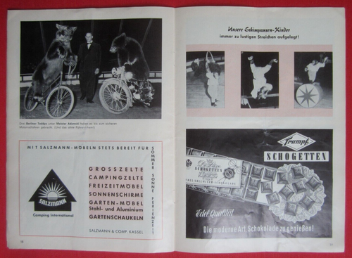 Orig. Werbebroschüre Programmheft Gross-Circus Zirkus Varieté Busch-Berlin 1966 - Bild 10 von 15