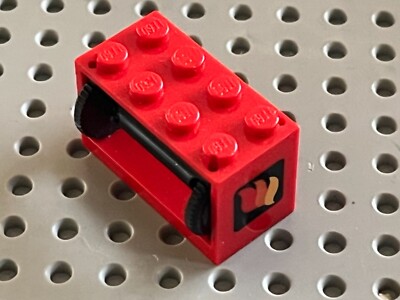 Lego roter Schlauchtrommelhalter Ref 4209p01 / Set 6593 6358