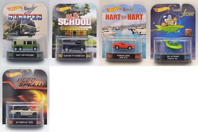 Hot Wheels Retro Entertainment 2014 - 5 zum Auswählen - OVP