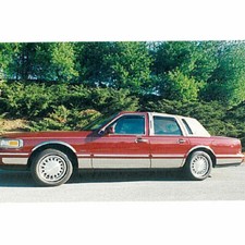 1995-1997 Lincoln Town Car Sedan Chrome Rocker Panel Molding Trim 8 Fl 12pc 1995-1997 Lincoln Town Car Sedan Chrome Rocker Panel Molding Trim 8 Fl 12pc