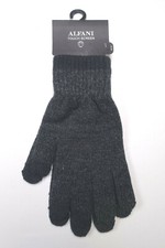 ALFANI Men's Charcoal Gray Acrylic SmartTouch Gloves MSRP 32 OSFM