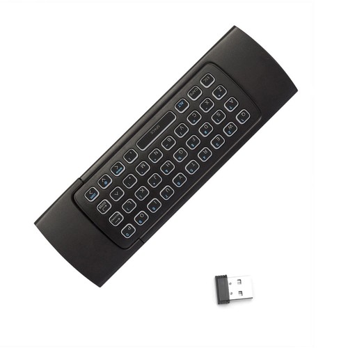 81-Key 2.4G RF Backlit Fly Air Mouse Keyboard Remote Control For KODI TV BOX PC - Picture 4 of 13