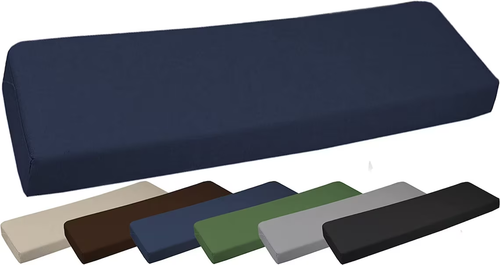 OUTDOOR 2 3 4 SEATER BENCH PAD WATERPROOF FABRIC GARDEN FURNITURE SEAT CUSHION - Picture 2 of 12