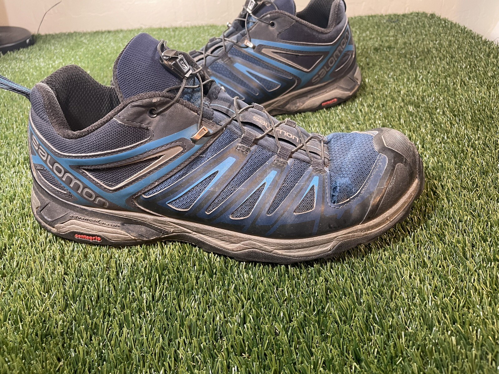 Salomon X Ultra 404678 scarpe da trekking grigio contagrip da uomo blu taglia USA 11