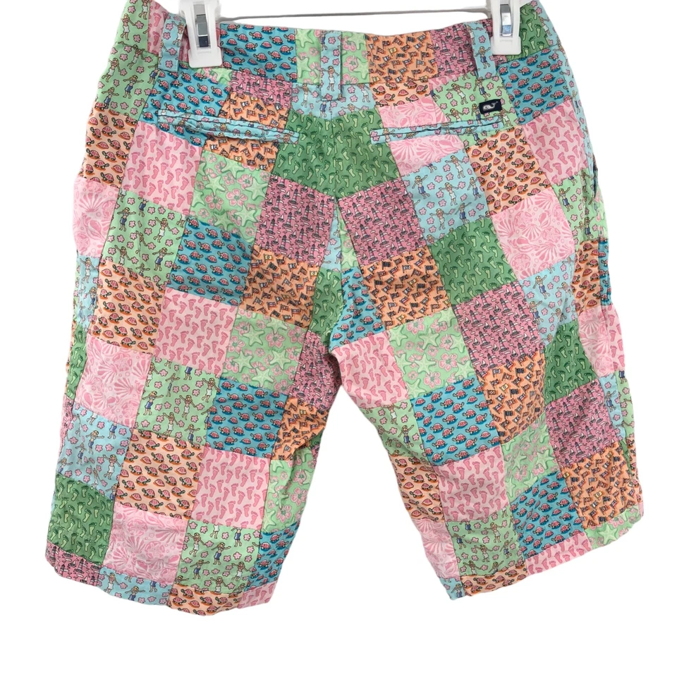 Chino corto Vineyard Vines by Shep Ian Patchwork Hula Turtles Patchwork talla 4 Foto 2 de 4