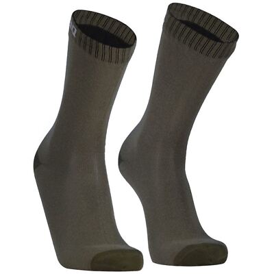 Dexshell ultradünne Crew-Socken olivgrün Large