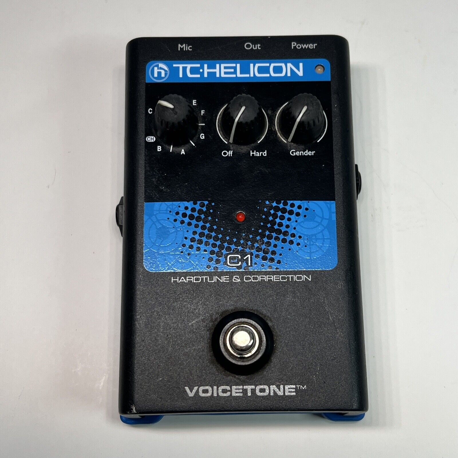 TC HELICON Voicetone C1 Hardtune & Correction Vocal Effect Pedal ONLY