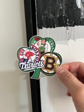 Boston Sports Team Red Sox Celtics Patriots Vinyl Decals Stickers 3 Inches Boston Sports Team Red Sox Celtics Patriots Vinyl Decals Stickers 3 Inches