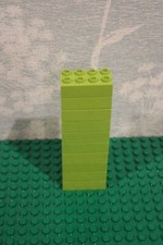 Lego Duplo 2X4 Brick Blocks Lot of 10 Lime Light Green Pastel