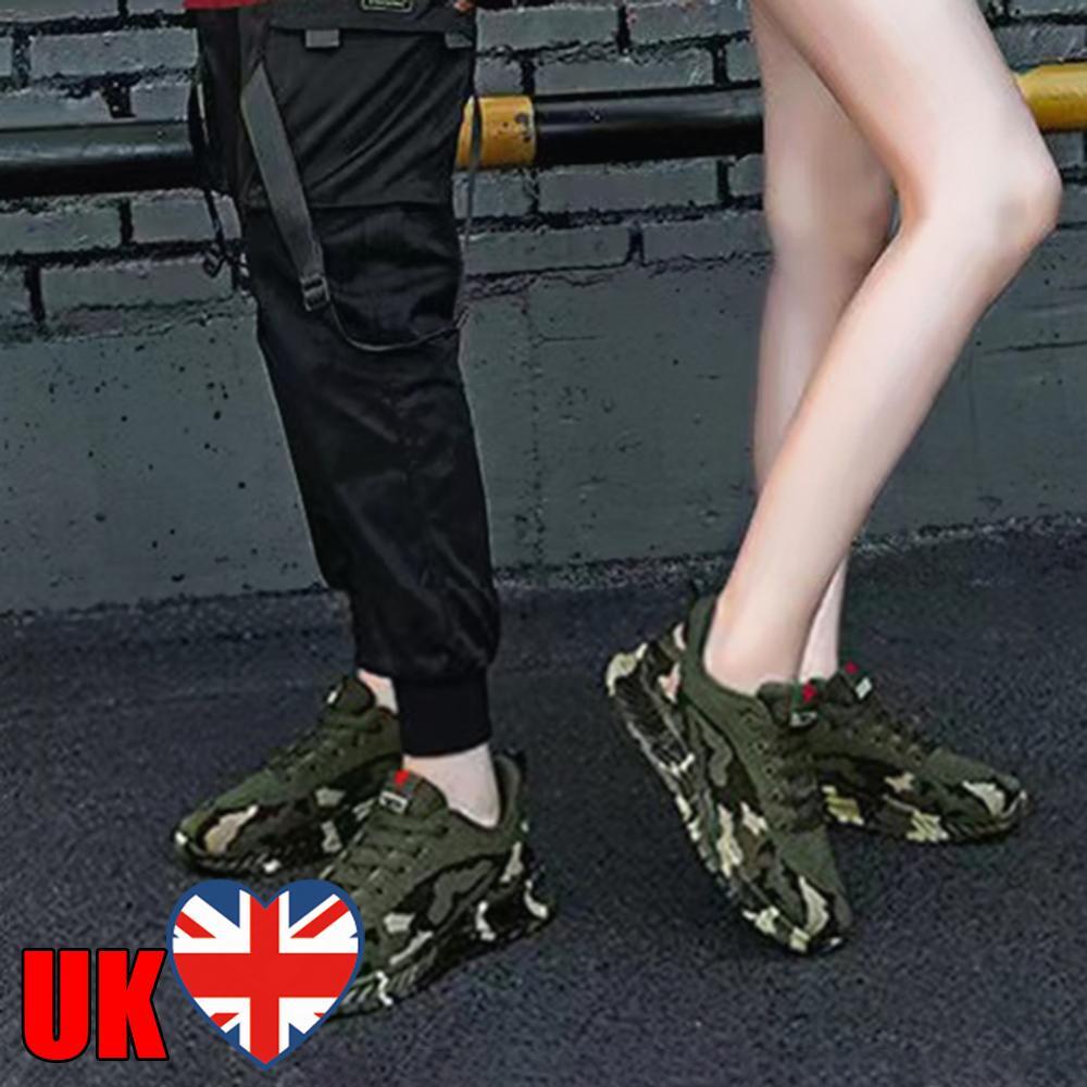 SAOLA Sneakers uomo mimetiche traspiranti scarpe sportive leggere (verde esercito 43)