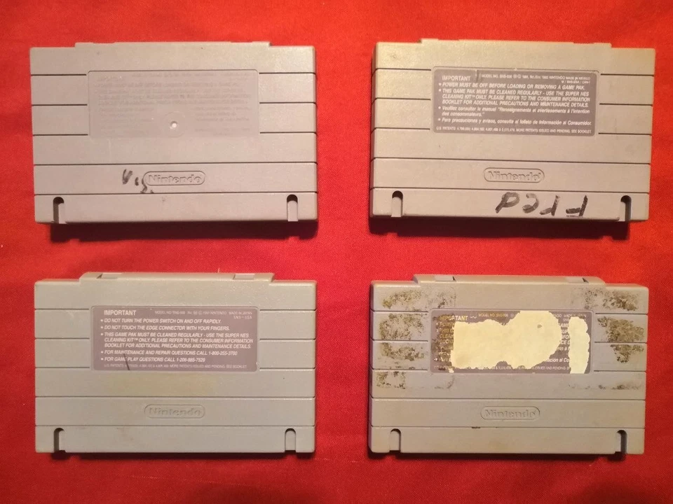 ЛОТ ИЗ 4 SUPER NNINTENDO NES MORTAL KOMBAT PAC MAN 2 POPULUS REVOLUTION X VG3-37 - Изображение 2 из 4