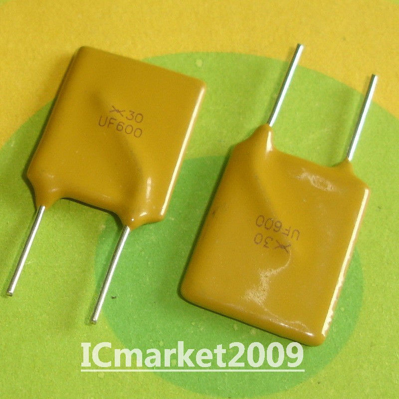 Polyswitch Rge600 100 PCS 30V/6A RUEF600 UF600 PolySwitch Resettable Fuse PPTC PTC 6.0 ...