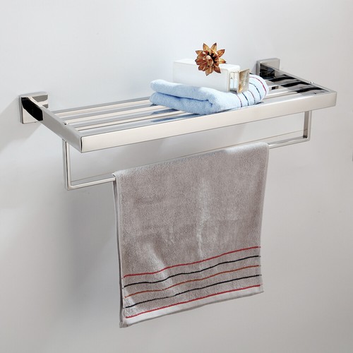 Wall Mount Bathroom Chrome Soap Dish/Toilet Paper Holder/Towel Bar Accessories - Picture 6 of 75