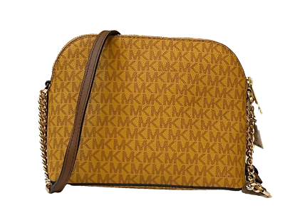 MICHAEL KORS JET SET TRAVEL DOME CROSSBODY SHOULDER BAG MK YELLOW