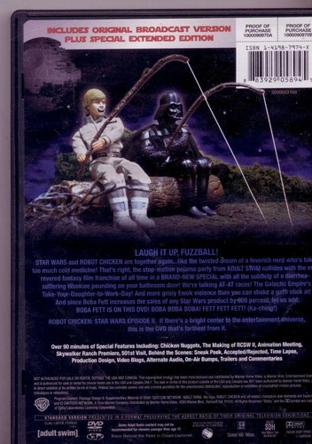 Robot Chicken Star Wars Ep II Blu-ray DVD Combo | Adult Swim Parody - Imagen 2 de 2