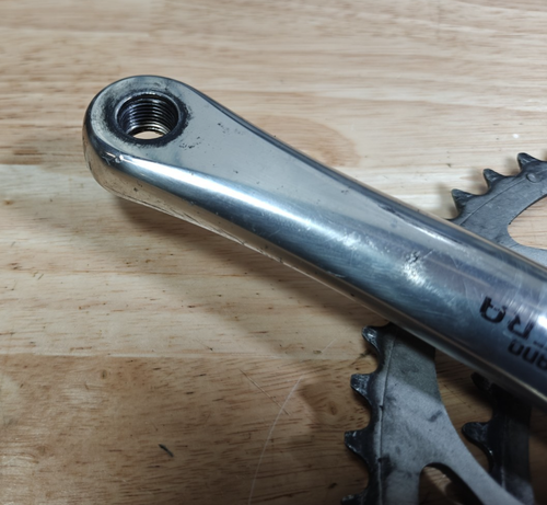 Shimano Ultegra FC-6500 Double Crankset 172.5mm Arms 53/39 Chainrings - Picture 7 of 11