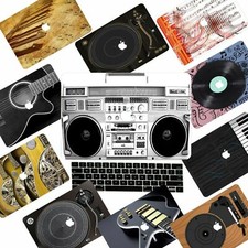 Music Player Guitar Retro CD Rubberized Matte Hard Case For New Macbook Pro Air