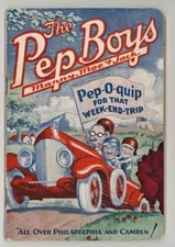 PEP BOYS PEP O QUIP  Manny Moe Jack    AUTO PARTS STORE ADVERTISING  5x7 REPRINT
