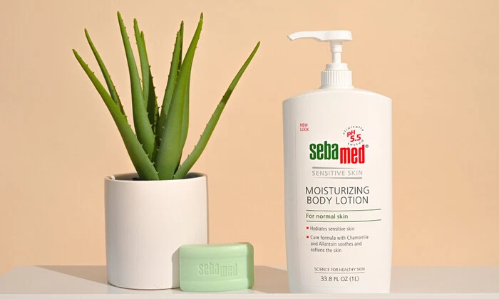 Loción corporal hidratante Sebamed para piel sensible hipoalergénica 13,5 fl oz Foto 4 de 4