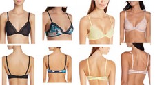 Calvin Klein Bralette Sheer Marquisette Lace-Trim Bralette XS, S, M, L, XL
