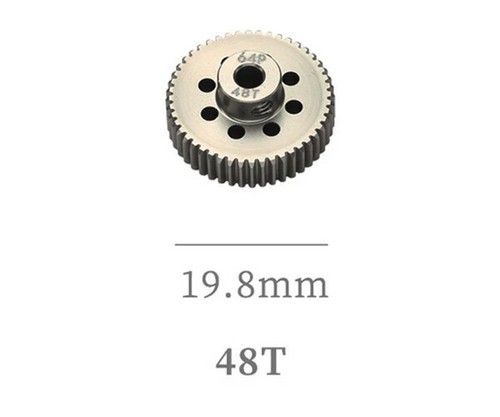 HARD COATED ALU 64P PITCH 21T - 54T PINION GEAR FOR 1/8 1/10 CAR BUGGY MONSTER - Picture 52 of 58