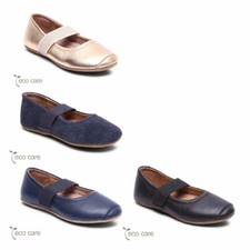 Bisgaard Ballet Kinder Hausschuhe | Pantoffeln | Schlappen | Leder - NEU