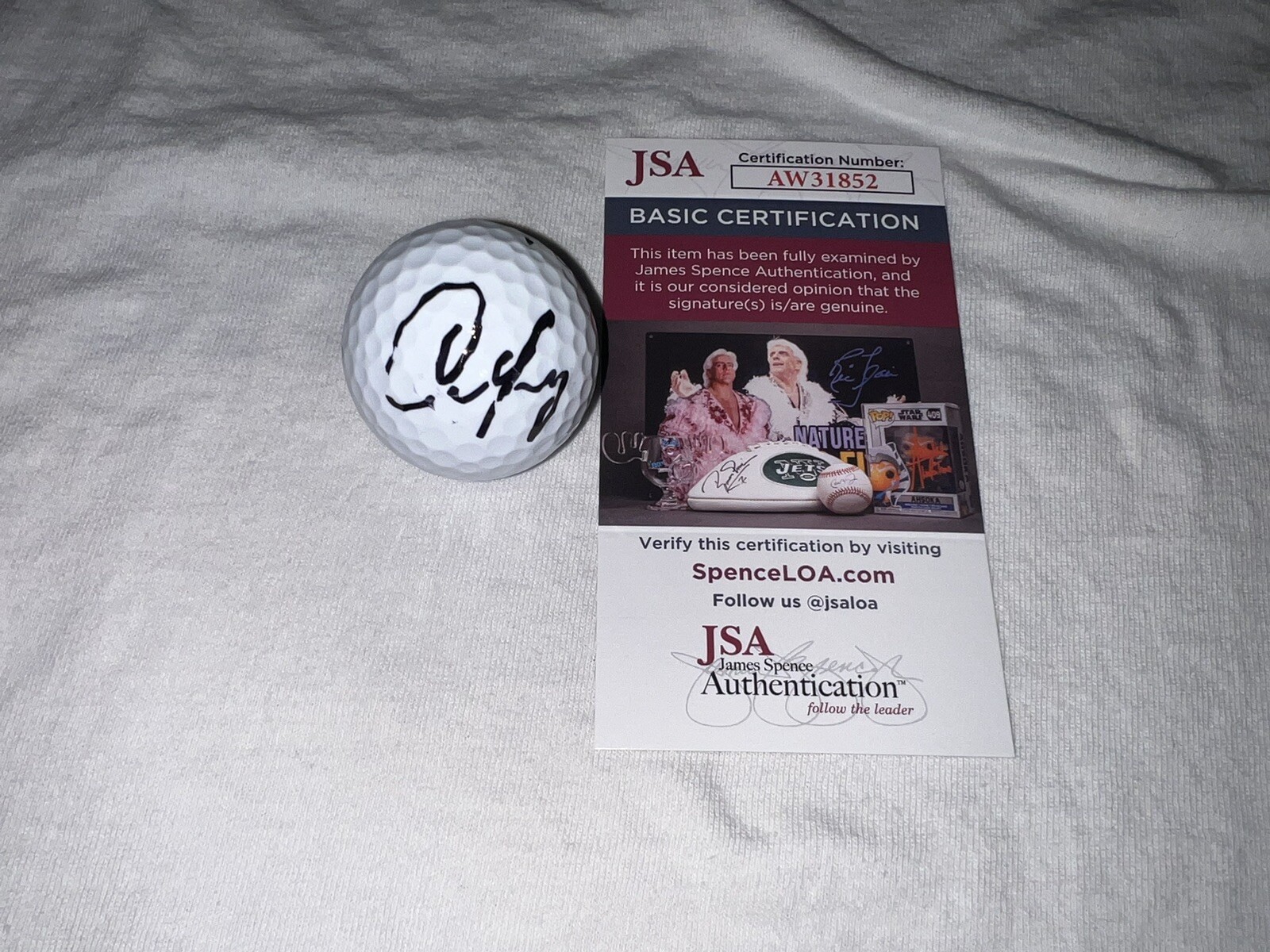 Rickie Fowler Autographed Signed Cameron Cam Young Official Titleist Golf Ball PGA Champion JSA Cert #2 