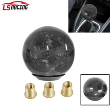 Real Racing Carbon Fiber Ball Manual MT Forged Gear Shift Shifter Knob Universal
