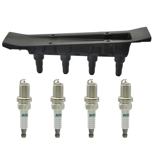 Bobina de encendido + paquete de bujías para SAAB 9-3 9-5 1999-2009 L4 2,0 L C1705 UF577 - Imagen 10 de 11