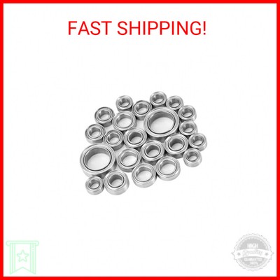INJORA Steel Bearing Kit for TRX4M 1/18 RC Crawler Upgrade Parts,22PCS