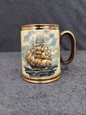 Vintage English Ship Mug / Tankard by Gibson's Staffordshire England