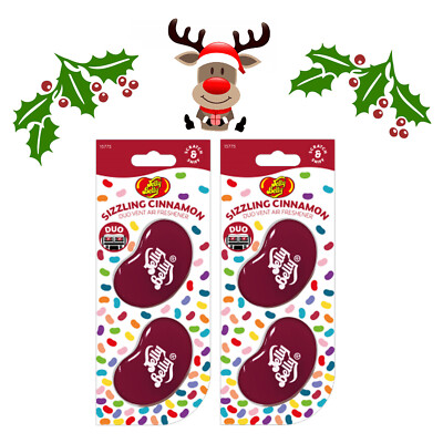 2 x Jelly Belly WEIHNACHTSDUFT BIZZLING ZIMT DUO ENTLÜFTUNG Lufterfrischer A1796