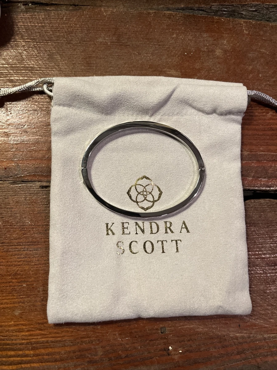 Silver Kendra Scott New Bangle Bracelet M L Zorte. BRAND NEW SEALED